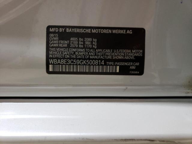 WBA8E3C59GK500814 BMW 328 Xi Sulev