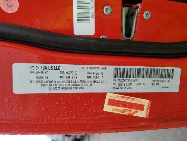 2C3CDXCT0GH120696 Dodge CHARGER R/T