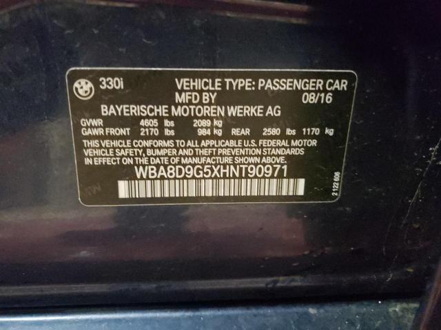 WBA8D9G5XHNT90971 BMW 330 XI