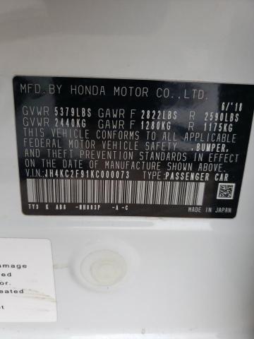 JH4KC2F91KC000073 Acura Rlx Sport Hybrid Advance