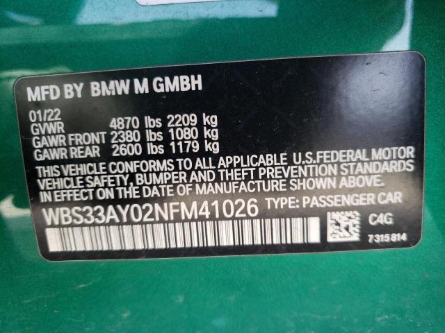 WBS33AY02NFM41026 BMW M3 Competition