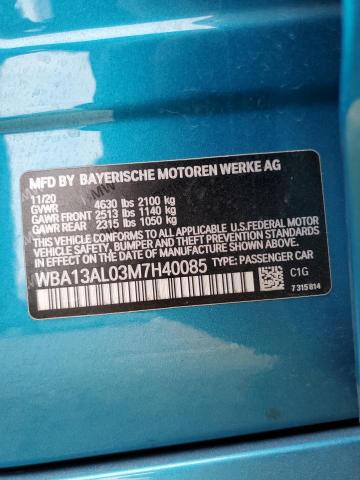 WBA13AL03M7H40085 BMW M235XI