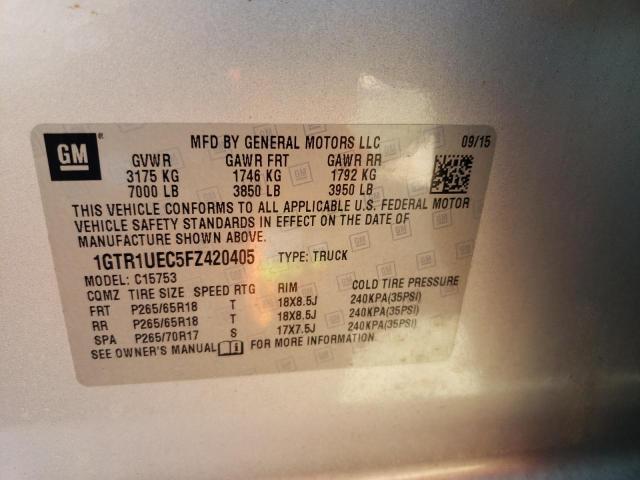 1GTR1UEC5FZ420405 GMC Sierra C1500 Sle