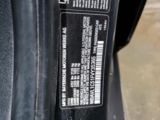 WBAVL1C51FVY35365 BMW X1 Xdrive28i