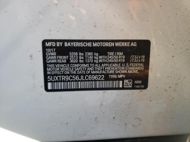 5UXTR9C56JLC69622 BMW X3 Xdrive30i