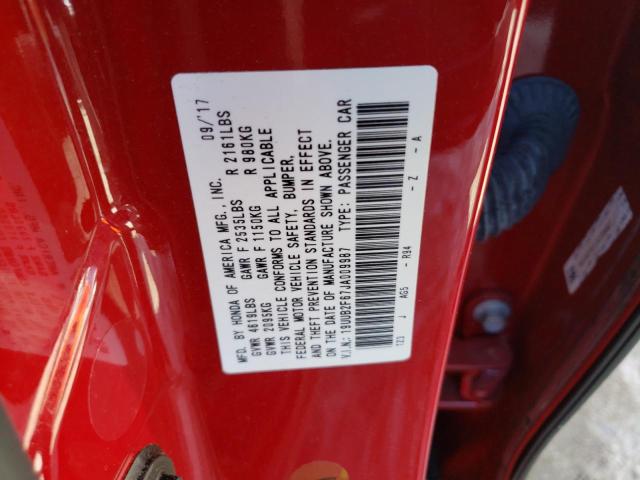 19UUB2F67JA009987 Acura Tlx Tech+a