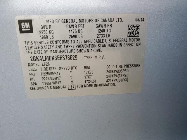 2GKALMEK3E6373629 GMC Terrain Sle