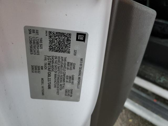 1GTW7AFG6L1173486 GMC Savana G2500
