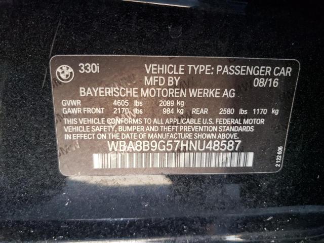 WBA8B9G57HNU48587 BMW 330 I