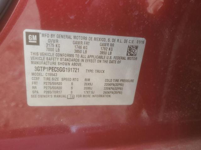3GTP1PEC5GG191721 GMC Sierra C1500 Denali