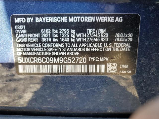 5UXCR6C09M9G52720 BMW X5 Xdrive40i
