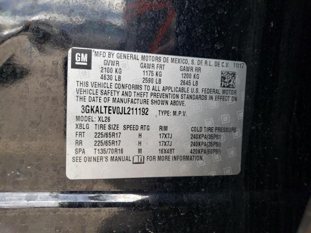 3GKALTEV0JL211192 GMC Terrain Sle