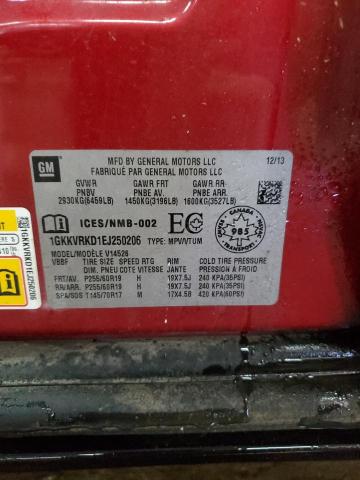 1GKKVRKD1EJ250206 GMC Acadia Slt-1