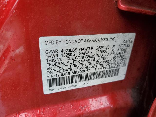 19UDE2F75KA009987 Acura Ilx Premium