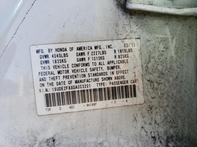 19UDE2F8XGA003201 Acura Ilx Premium Tech