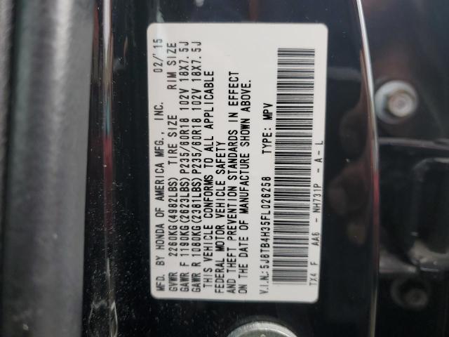 5J8TB4H35FL026258 Acura RDX