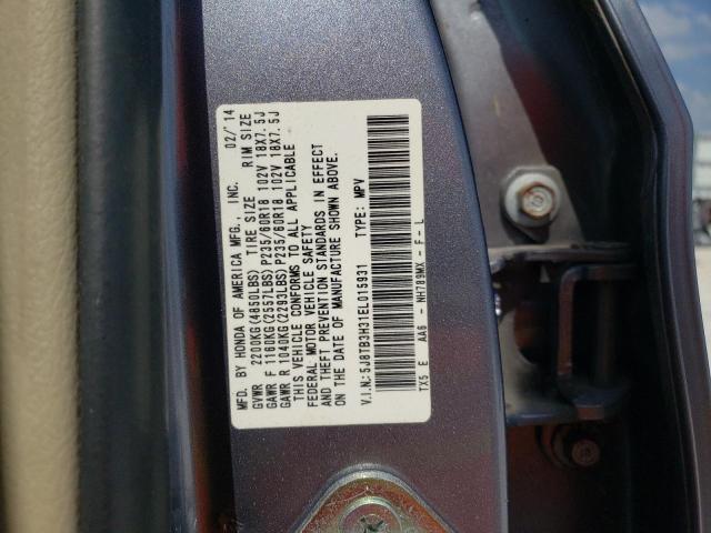 5J8TB3H31EL015931 Acura RDX
