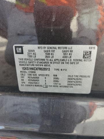 1GKS1HKCXFR628913 GMC Yukon Xl C1500 Slt