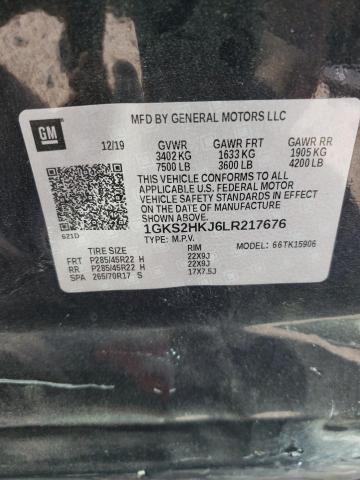 1GKS2HKJ6LR217676 GMC YUKON XL DENALI