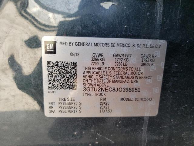 3GTU2NEC8JG398051 GMC Sierra K1500 Slt