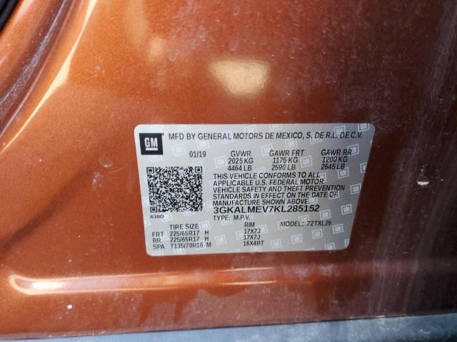 3GKALMEV7KL285152 GMC Terrain Sle