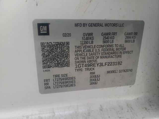 1GT49REY3LF223192 GMC Sierra K2500 Denali
