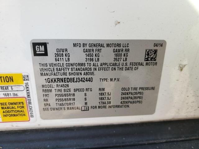 1GKKRNED8EJ342440 GMC ACADIA SLE