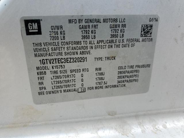 1GTV2TEC3EZ320291 GMC Sierra K1500
