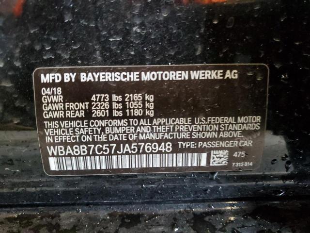 WBA8B7C57JA576948 BMW 340 XI