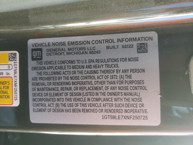 1GT59LE7XNF250725 GMC Sierra K2500 Heavy Duty