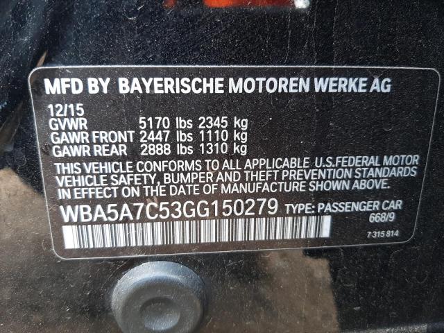 WBA5A7C53GG150279 BMW 528 XI