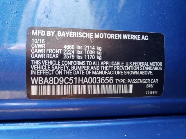 WBA8D9C51HA003656 BMW 330 XI