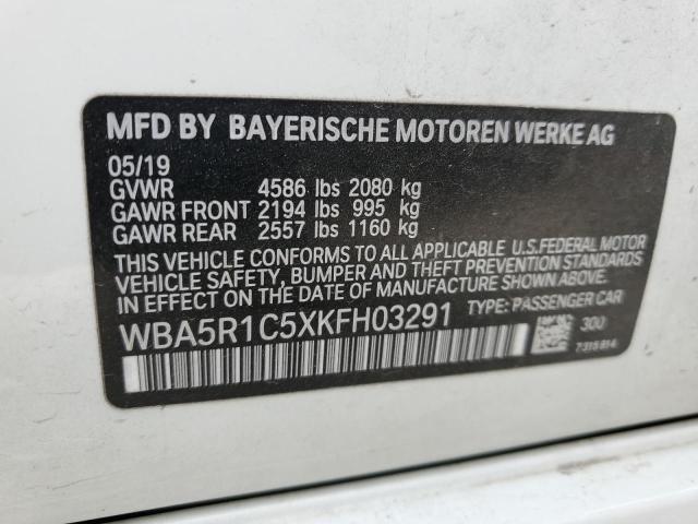 WBA5R1C5XKFH03291 BMW 330I
