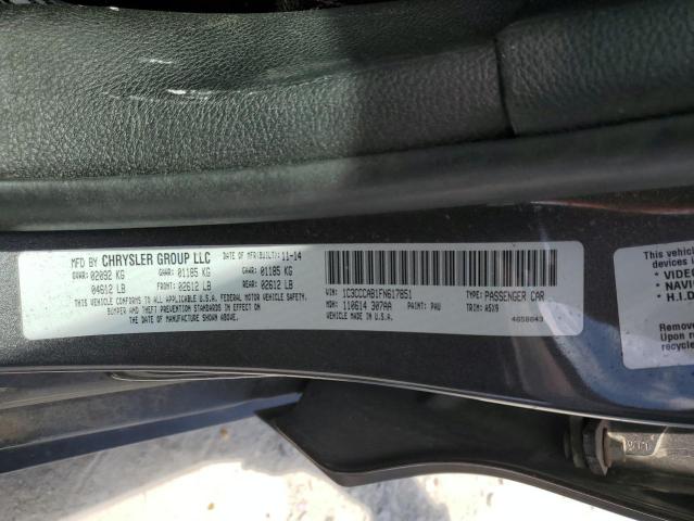 1C3CCCAB1FN617851 Chrysler 200 Limited