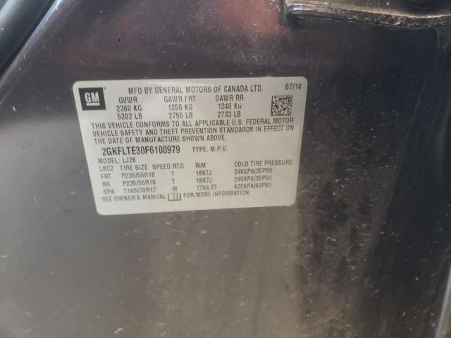 2GKFLTE30F6100979 GMC Terrain Slt
