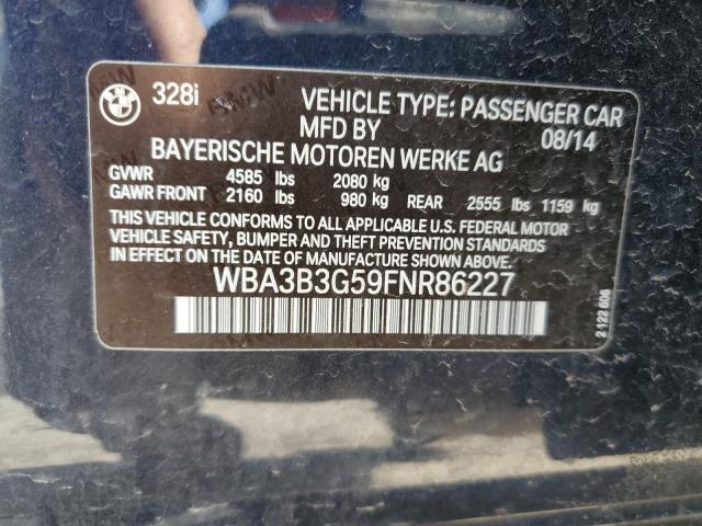 WBA3B3G59FNR86227 BMW 328 XI
