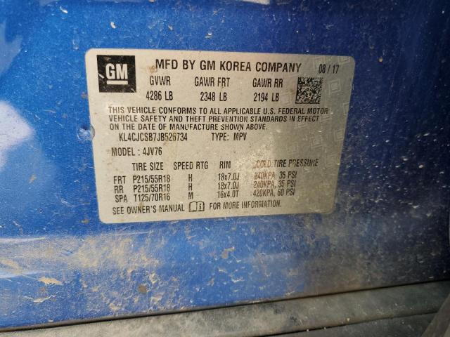 KL4CJCSB7JB526734 Buick Encore Essence