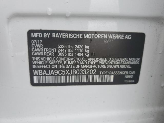 WBAJA9C5XJB033202 BMW 530e
