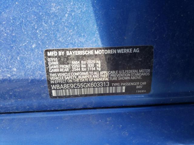 WBA8E9C55GK603313 BMW 328 I Sulev