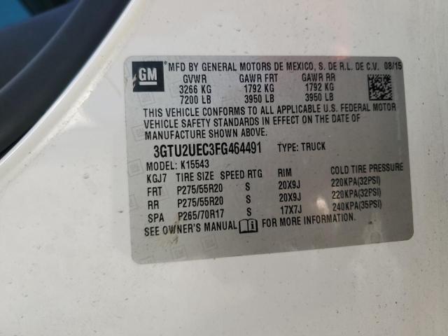 3GTU2UEC3FG464491 GMC Sierra K1500 Sle