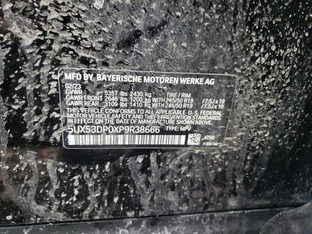 5UX53DP0XP9R38666 BMW X3 Xdrive30i