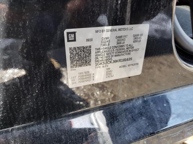 1GKS2CKJ6KR181635 GMC YUKON DENALI