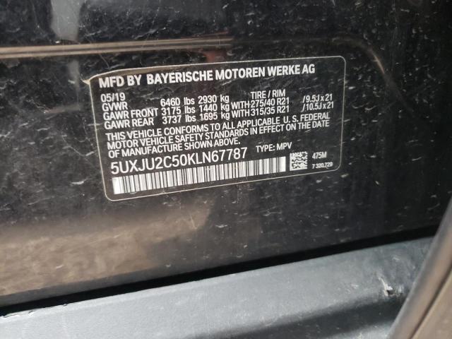 5UXJU2C50KLN67787 BMW X5 Xdrive50i