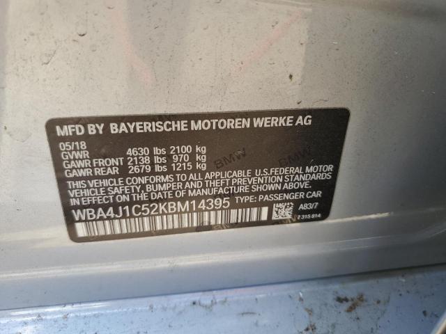 WBA4J1C52KBM14395 BMW 430i Gran Coupe