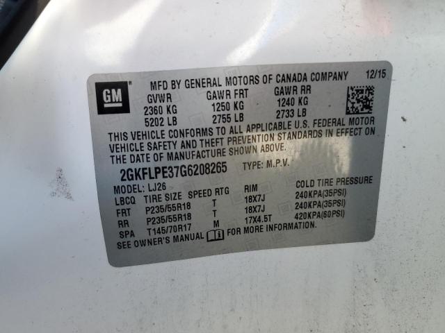 2GKFLPE37G6208265 GMC Terrain Slt