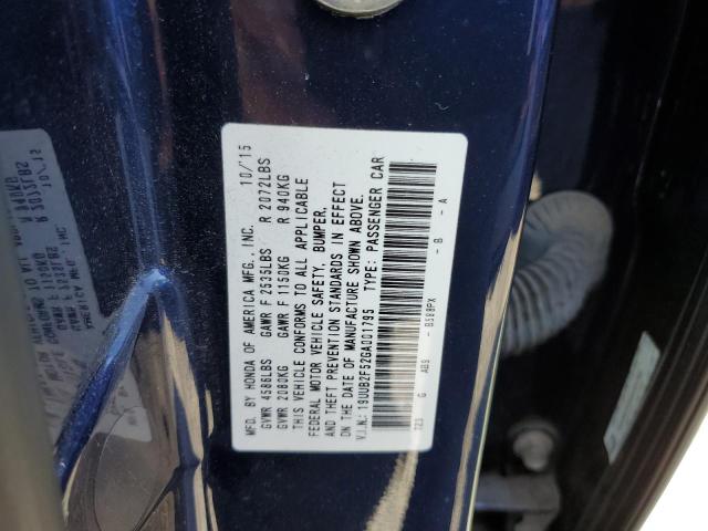 19UUB2F52GA001795 Acura TLX TECH