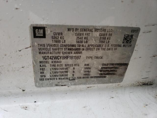 1GT42WCY8HF181597 GMC Sierra K3500 Sle