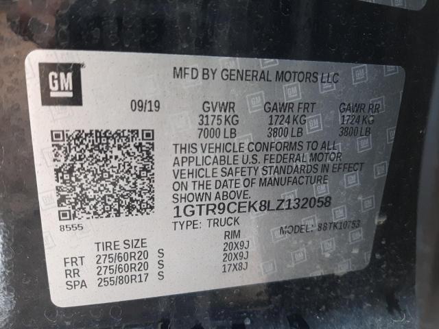 1GTR9CEK8LZ132058 GMC Sierra K1500 Elevation