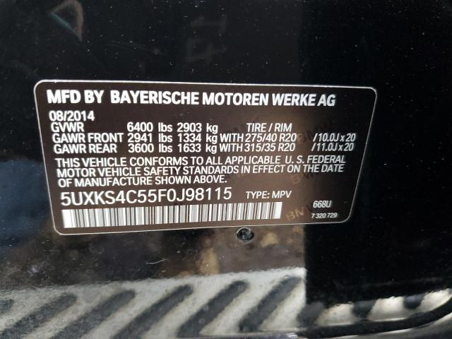 5UXKS4C55F0J98115 BMW X5 Xdrive35d