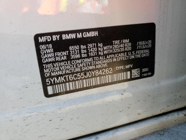 5YMKT6C55J0Y84262 BMW X5 M